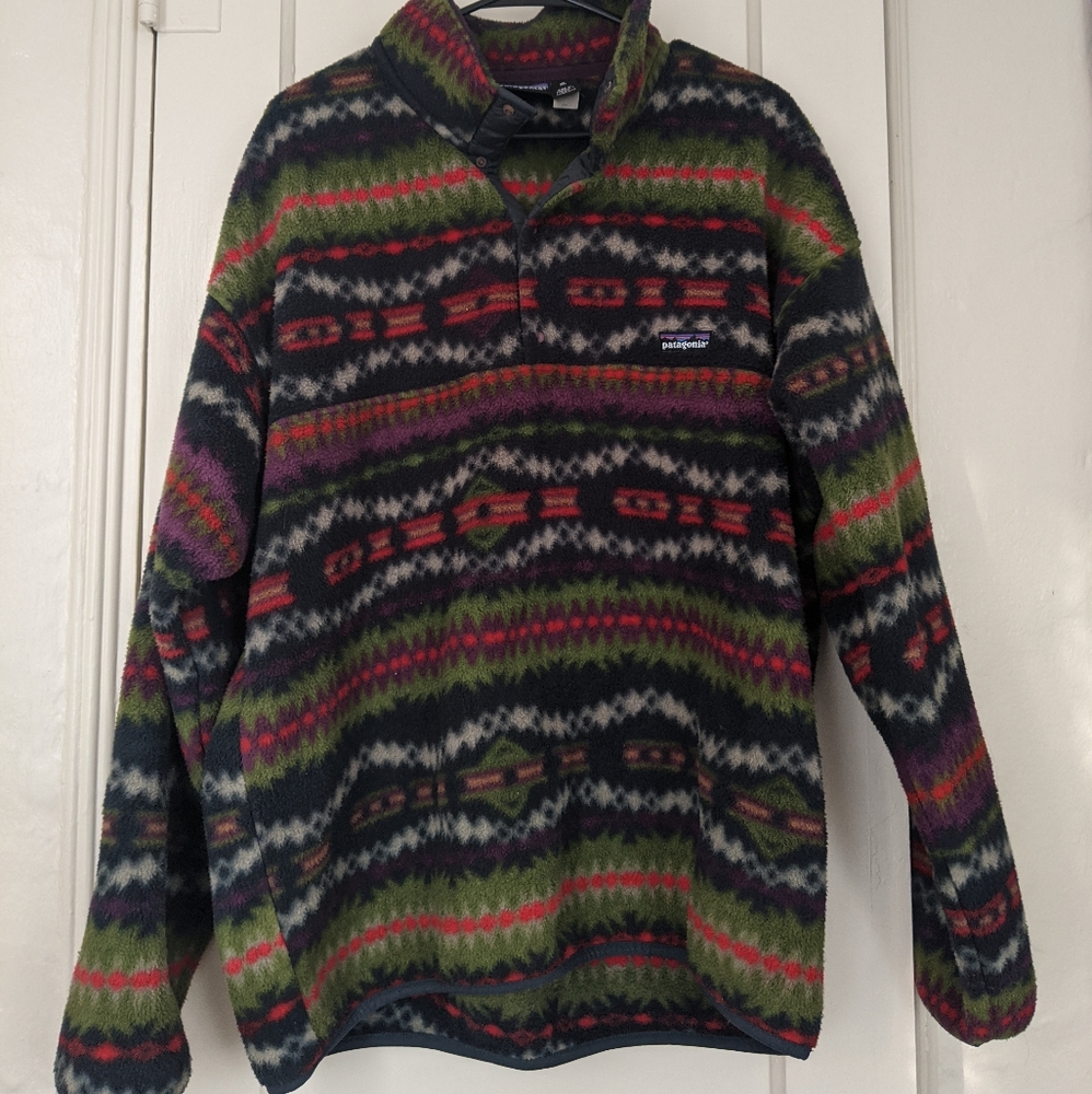 Patagonia Mulit-Colored Fleece Pullover
